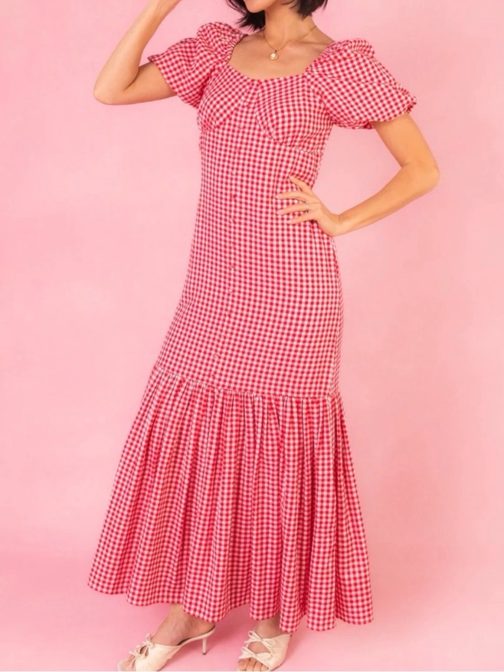 NWT Ivy City Co. Liberty plaid dress, size 6